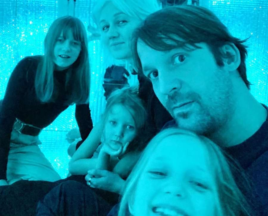 René Redzepi and family in Japan